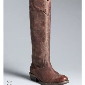 Frye 6 Carson lug riding western equestrian tall leather boot